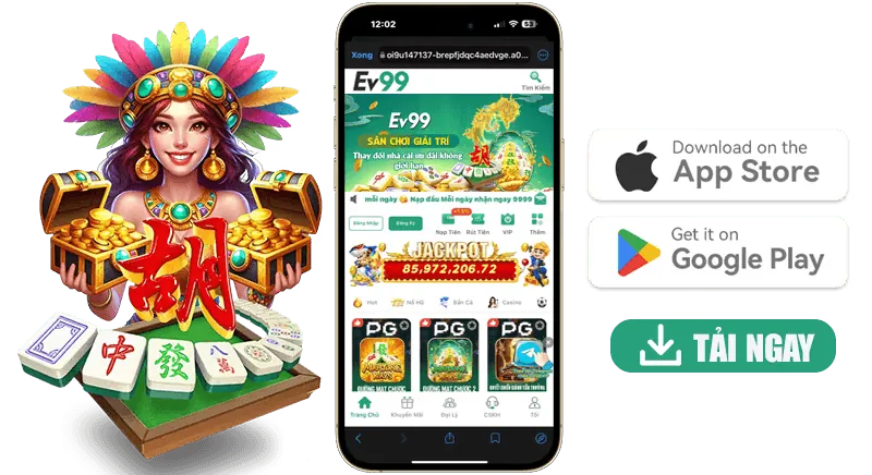 Giao diện ứng dụng FVE88 hiển thị các tính năng cá cược thể thao, casino trực tuyến và slot game